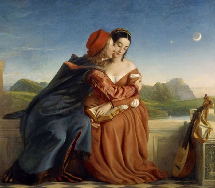 Paolo and Francesca, William Dyce, 1845